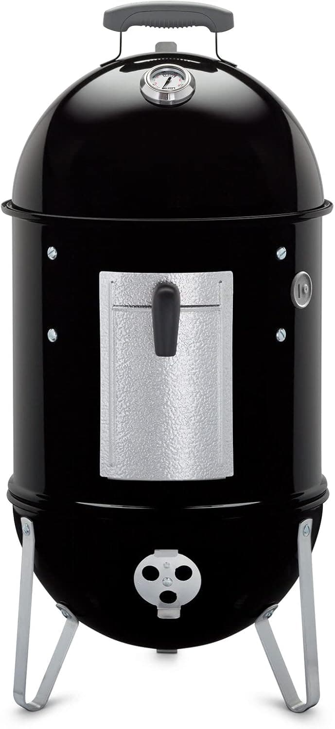 Weber 14.5-inch Smokey Mountain Cooker, Charcoal Smoker, Black